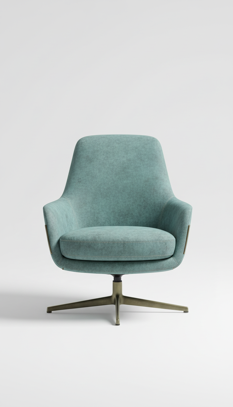 Verdigris Swivel Chair