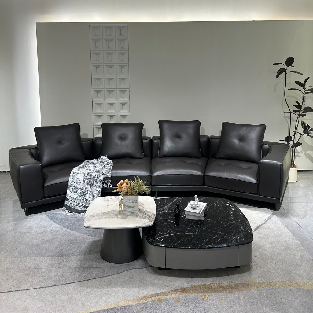 Dylan Sculptural Modular Sofa - Irregular Asymmetrical Silhouette, Artistic Statement Piece