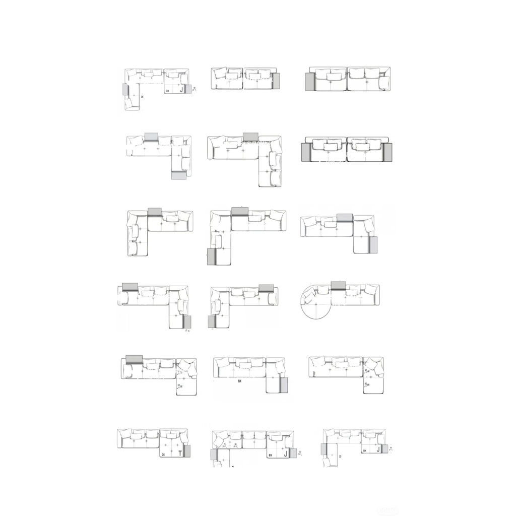 Connelly Modular Sofa - Flexible Multi-Combination Seating