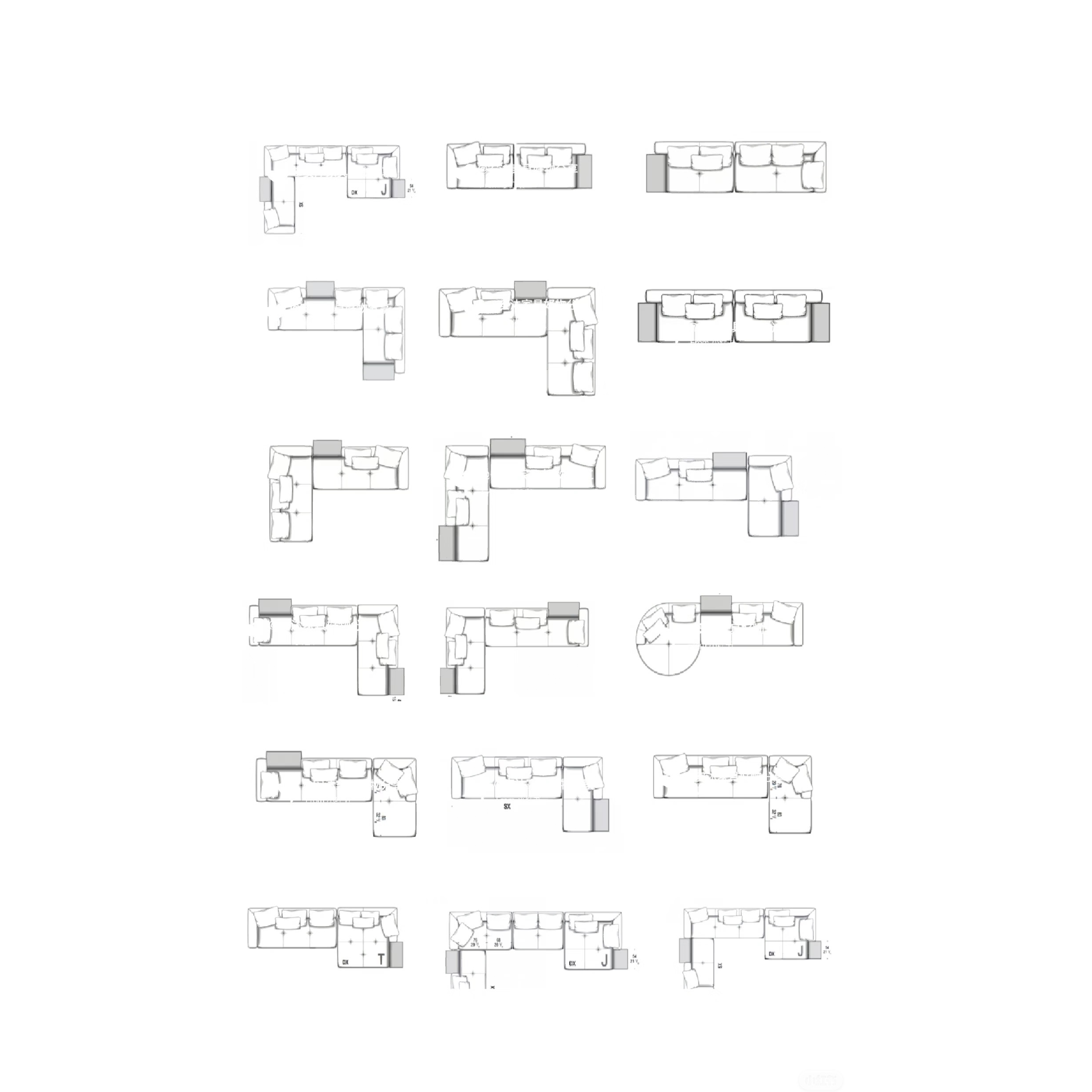 Connelly Modular Sofa - Flexible Multi-Combination Seating