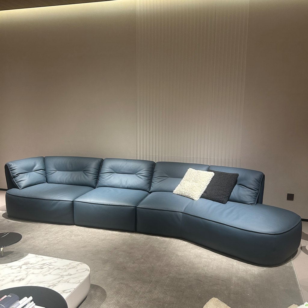 Harbour Irregular Sofa - Asymmetrical Free-Form Silhouette, Organic Artistic Statement