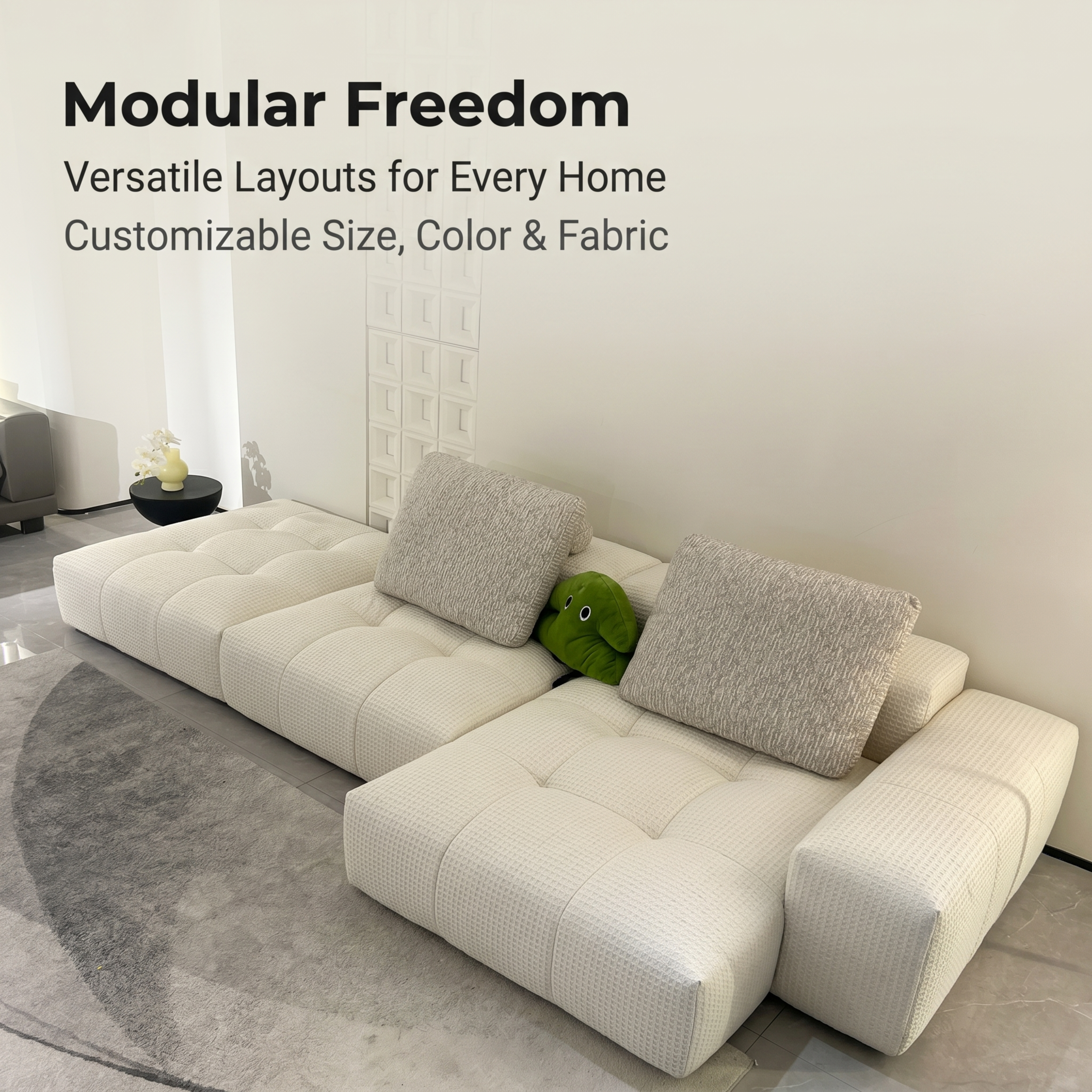 Pixel Modular Sofa - Playful Square Modules