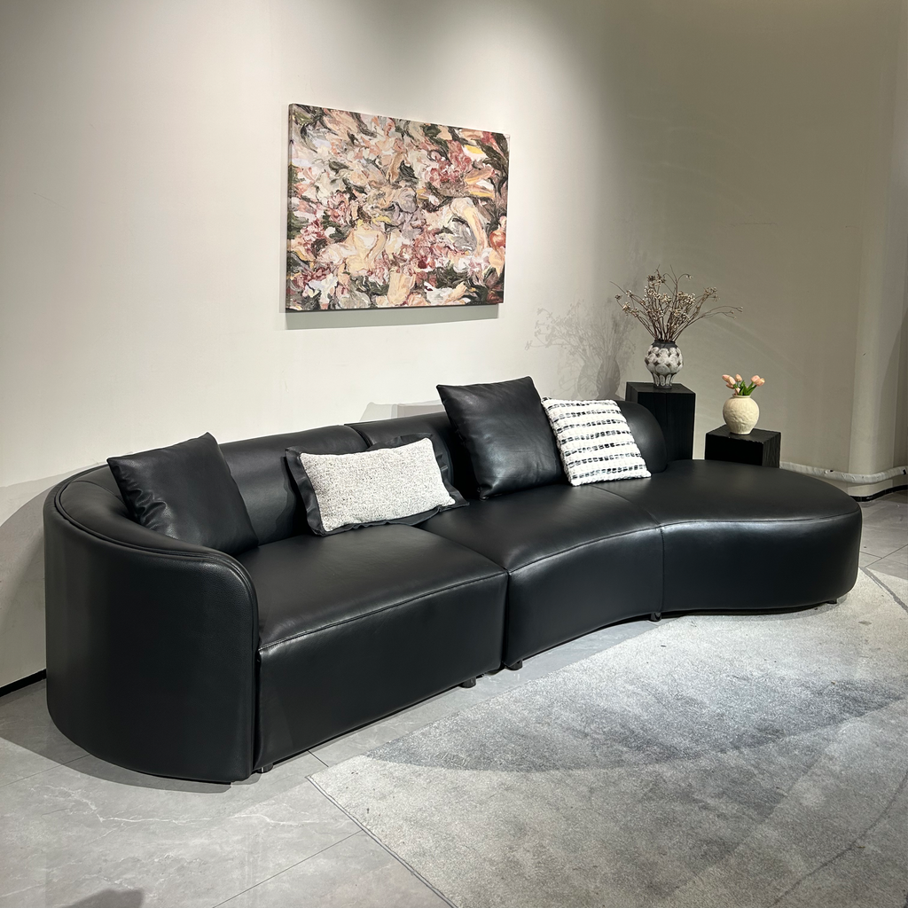 Luna Asymmetrical Sofa - Irregular Moon Phase Curves