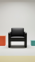 Metro Black Single Lounge Chair