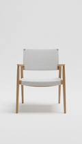 Minimalist side chair in engineered wood