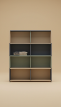 Modular Storage Shelving With Adjustable Panels