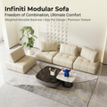 Infiniti Tumbler Sofa - Freestanding Backrests, Modular