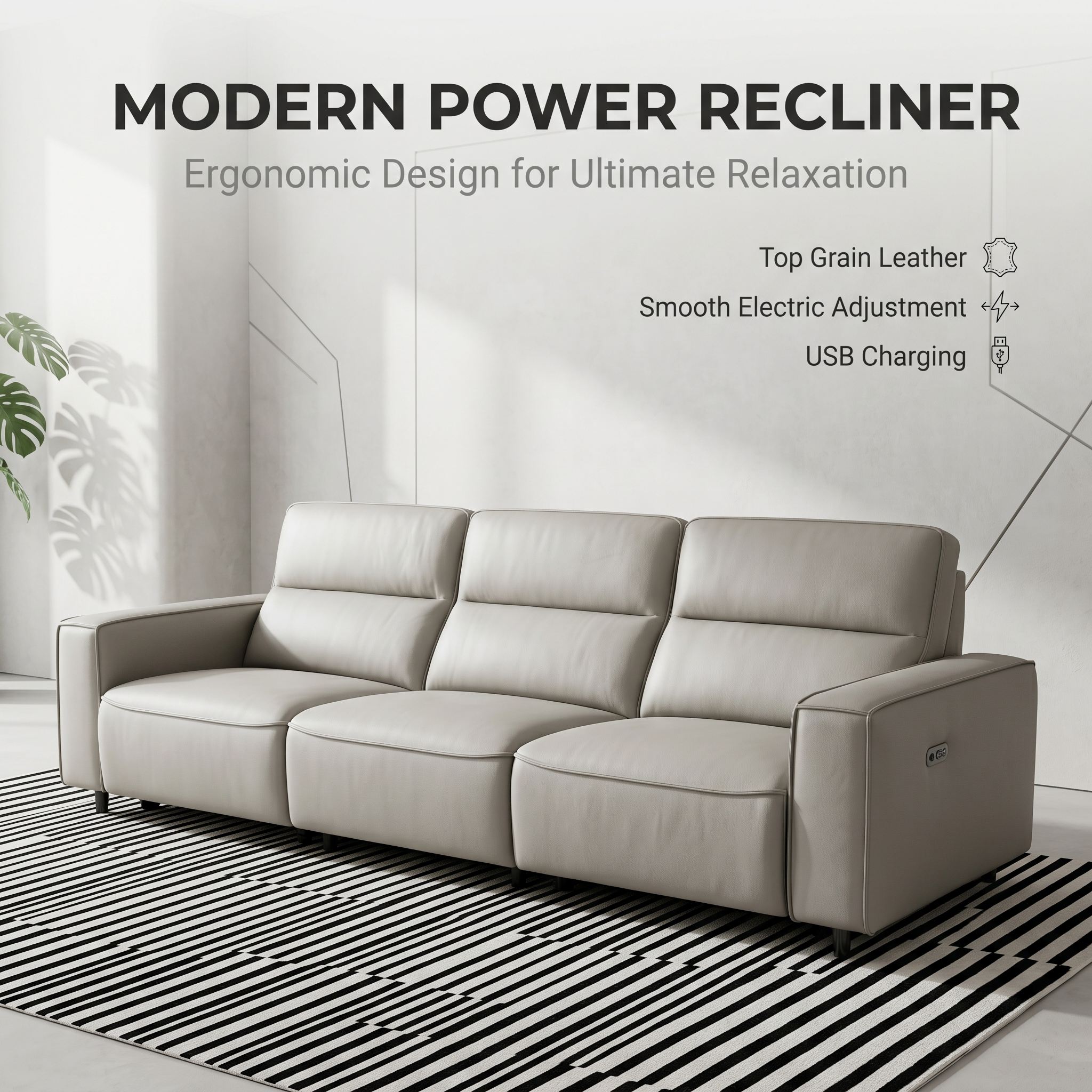 FlexBlock Lift-Up Modular Sofa - Convertible Leather & Fabric Function Sofa