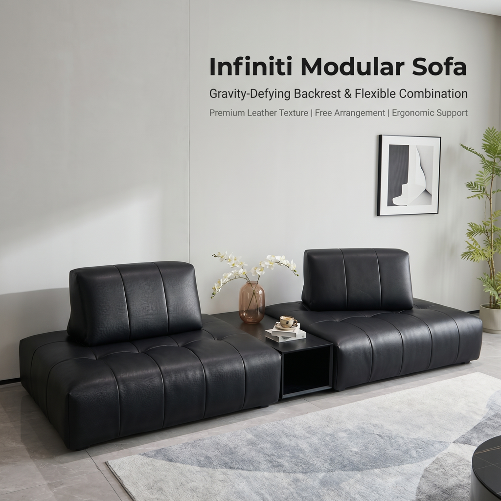 Infiniti Tumbler Sofa - Freestanding Backrests, Modular
