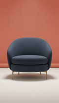 Inkwell premium upholstered single-seat sofa