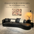 Luna Asymmetrical Sofa - Irregular Moon Phase Curves