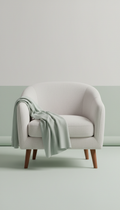 Porcelain Compact Accent Armchair