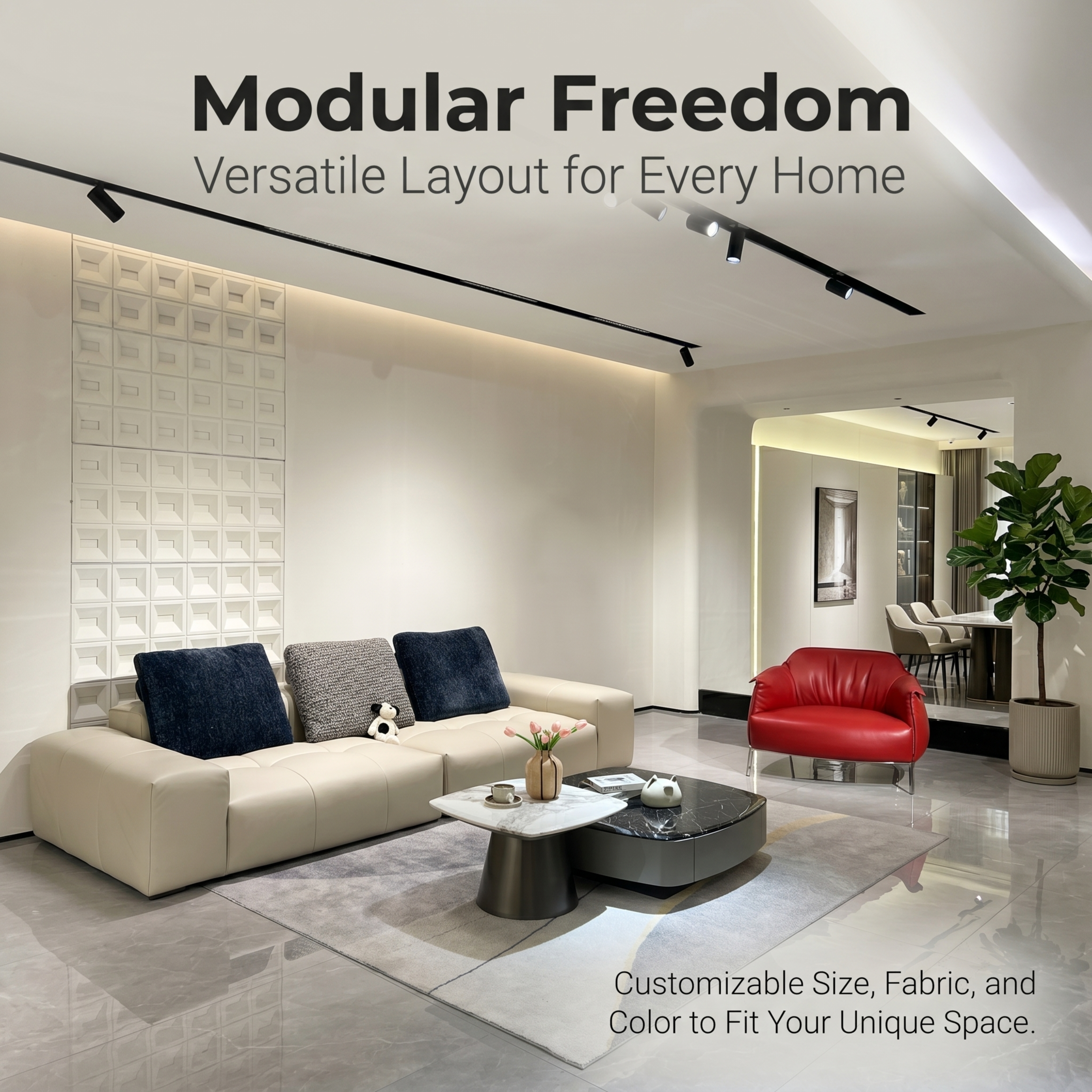 Pixel Modular Sofa - Playful Square Modules