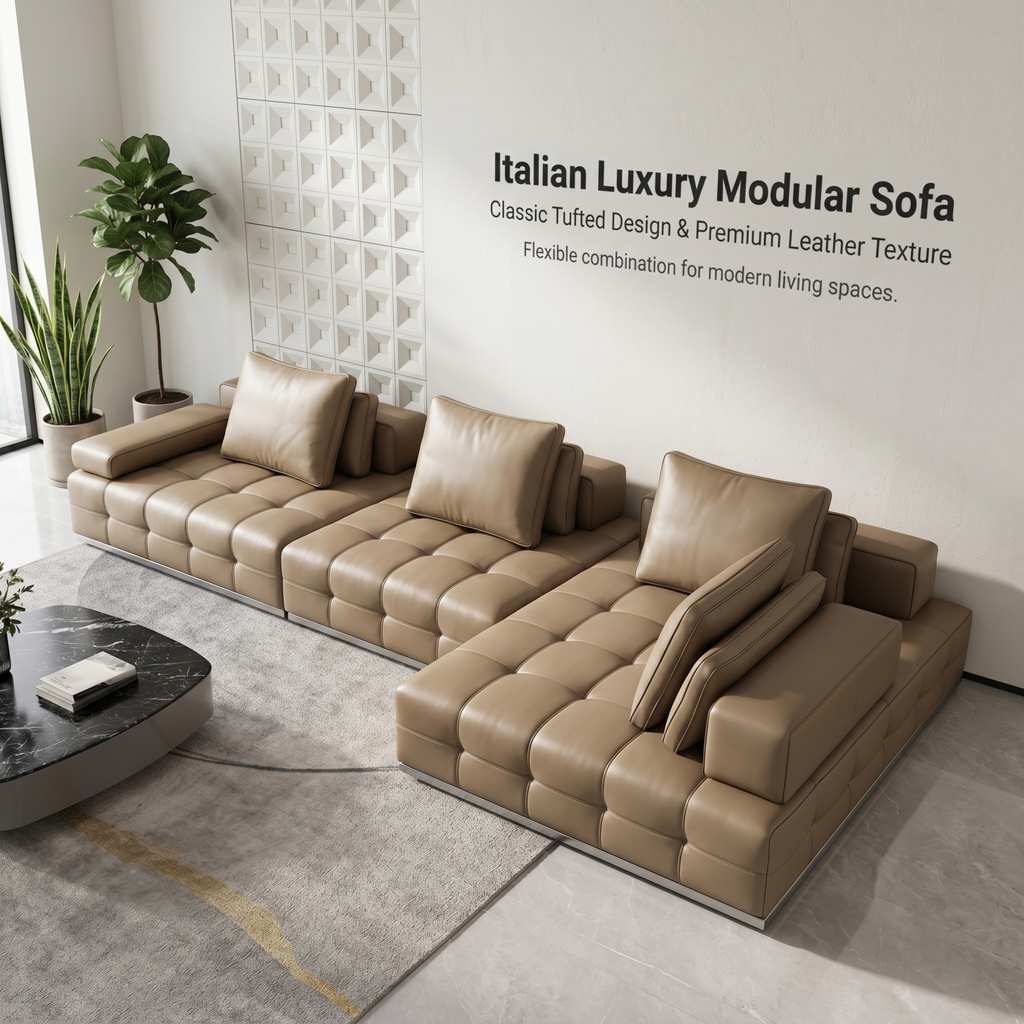 Lawrence Modular Sofa - Flexible Italian Seating